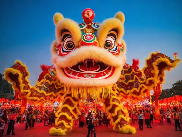 九游体育网站_ 传统火把晚会舞龙舞狮，文化与运动盛大庆典